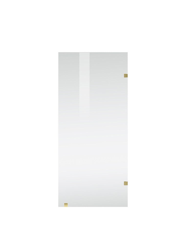 Elegant Furniture & Lighting - Laredo Fixed frameless shower door 35 x 78 Brushed Gold - SD155-3578BGD veiw 8