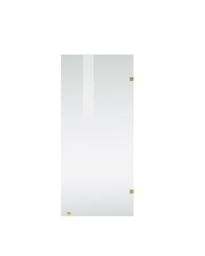 Elegant Furniture & Lighting - Laredo Fixed frameless shower door 35 x 78 Brushed Gold - SD155-3578BGD veiw 8