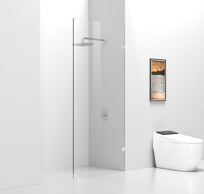 Elegant Furniture & Lighting - Laredo Fixed frameless shower door 35 x 78 Polished Chrome - SD155-3578PCH veiw 4