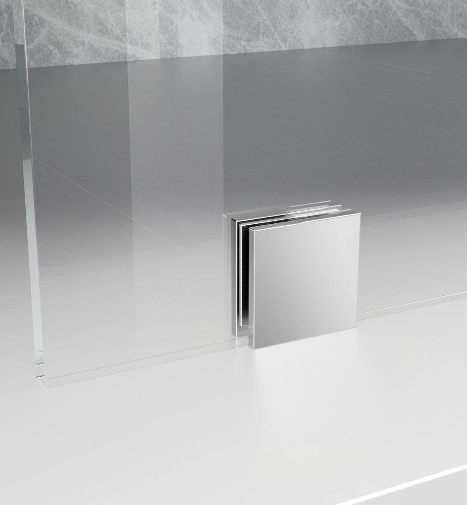 Elegant Furniture & Lighting - Laredo Fixed frameless shower door 35 x 78 Polished Chrome - SD155-3578PCH veiw 7