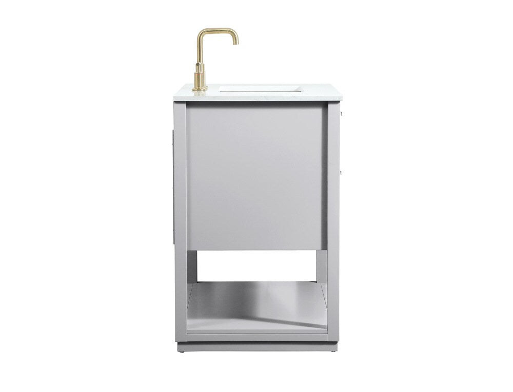 Elegant Furniture & Lighting - Larkin 36 inch Single bathroom vanity in grey - VF19236GR veiw 7