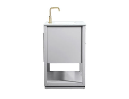 Elegant Furniture & Lighting - Larkin 36 inch Single bathroom vanity in grey - VF19236GR veiw 7