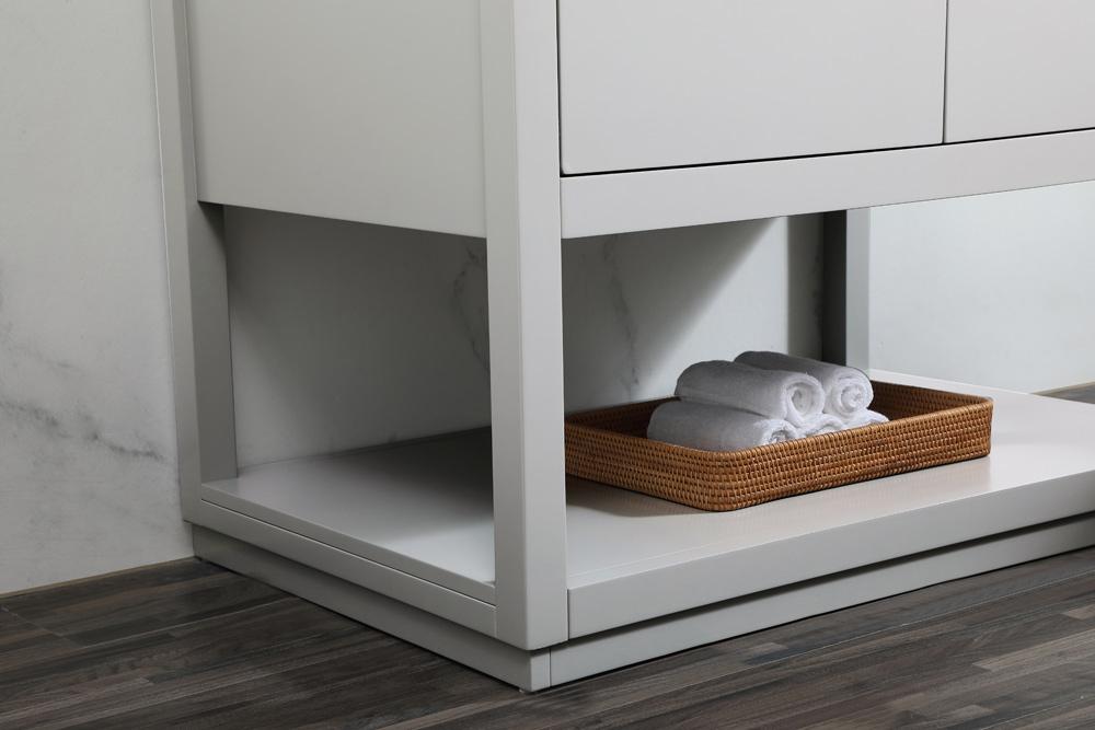 Elegant Furniture & Lighting - Larkin 36 inch Single bathroom vanity in grey - VF19236GR veiw 13