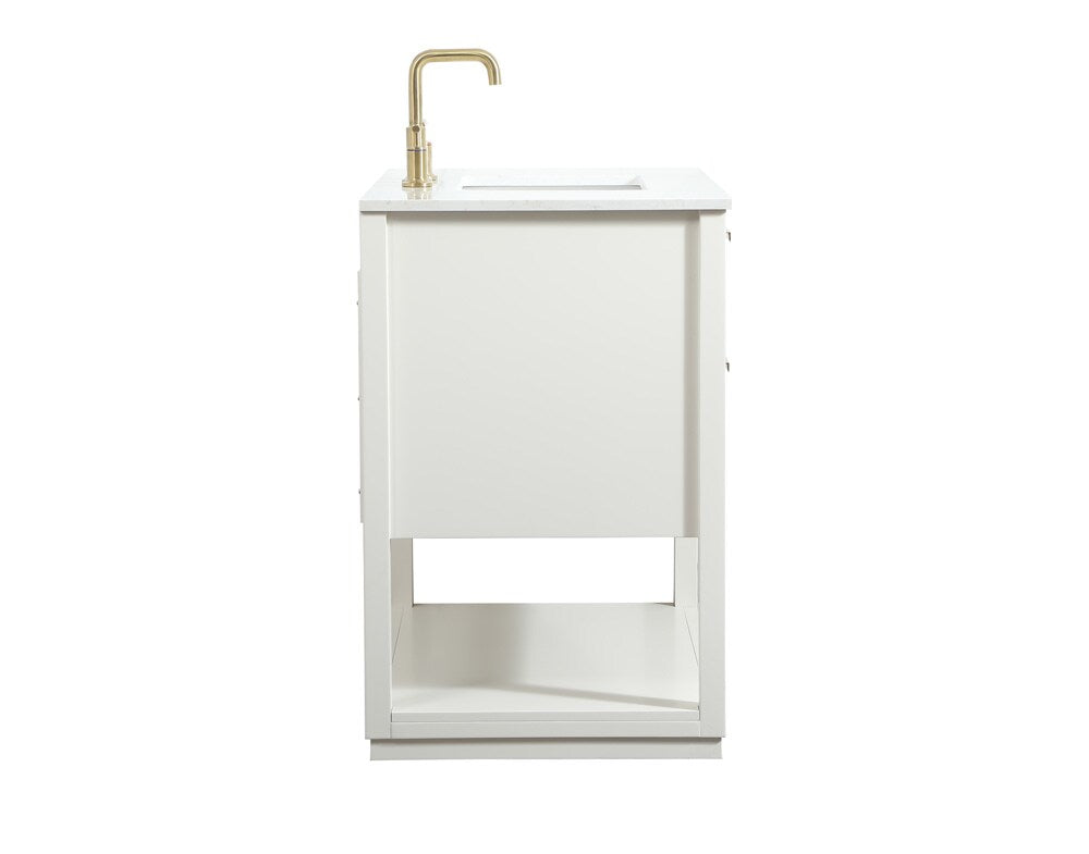 Elegant Furniture & Lighting - Larkin 36 inch Single bathroom vanity in white - VF19236WH veiw 7