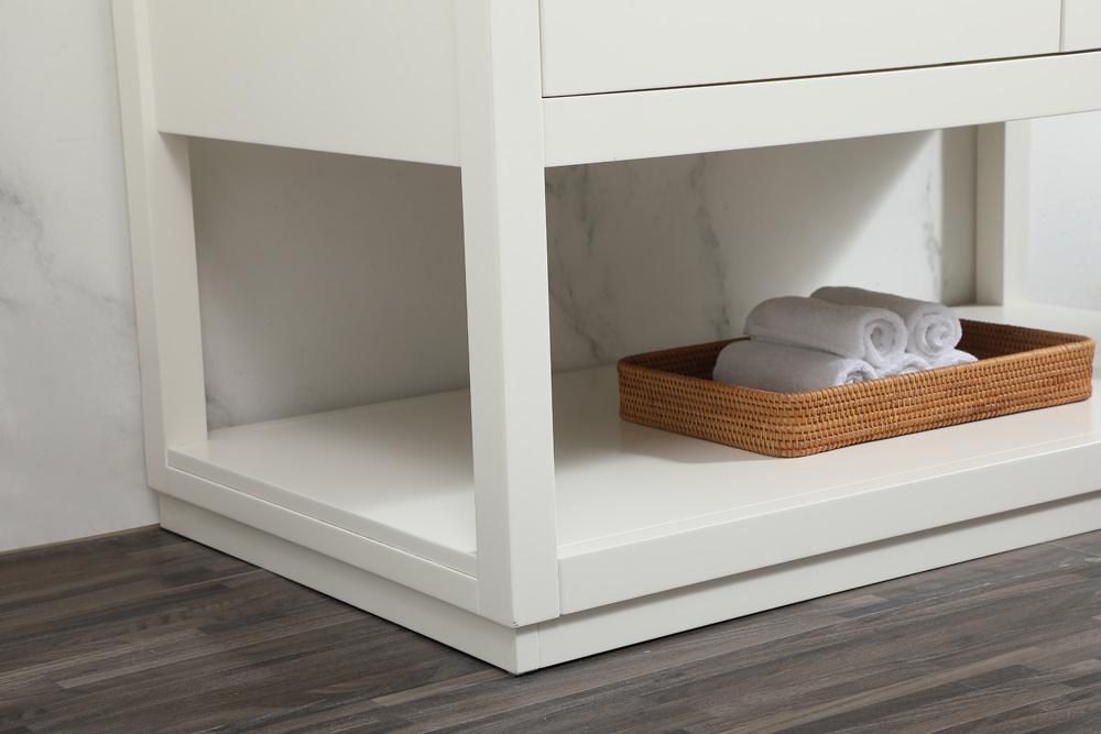 Elegant Furniture & Lighting - Larkin 42 inch Single bathroom vanity in white - VF19242WH veiw 13