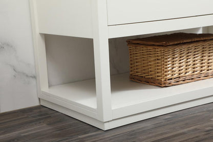 Elegant Furniture & Lighting - Larkin 48 inch Single bathroom vanity in white with backsplash - VF19248WH-BS veiw 13