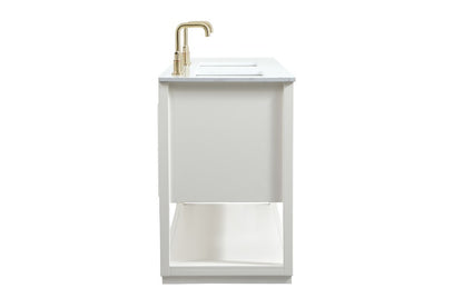 Elegant Furniture & Lighting - Larkin 60 inch Single bathroom vanity in white - VF19260DWH veiw 7