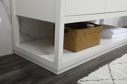Elegant Furniture & Lighting - Larkin 60 inch Single bathroom vanity in white - VF19260WH veiw 13