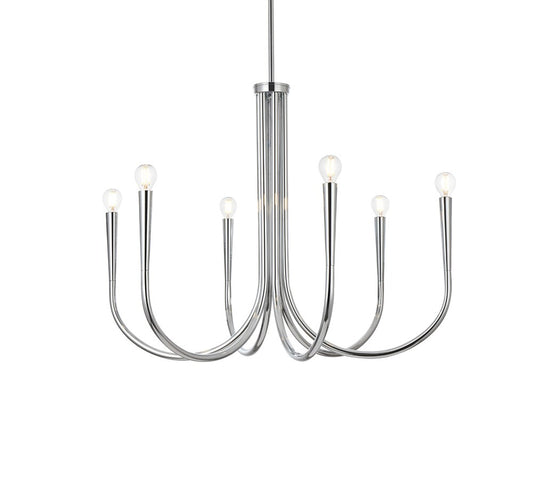Elegant Furniture & Lighting - Layne 30 inch chandelier in Chrome - LD722D30C veiw 1