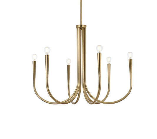 Elegant Furniture & Lighting - Layne 30 inch chandelier in Gold - LD722D30SG veiw 1