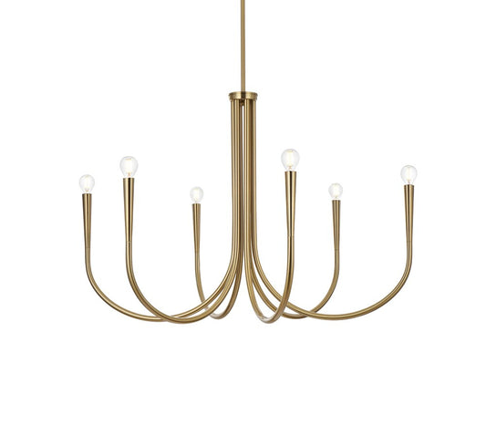 Elegant Furniture & Lighting - Layne 36 inch chandelier in Gold - LD722D36SG veiw 1