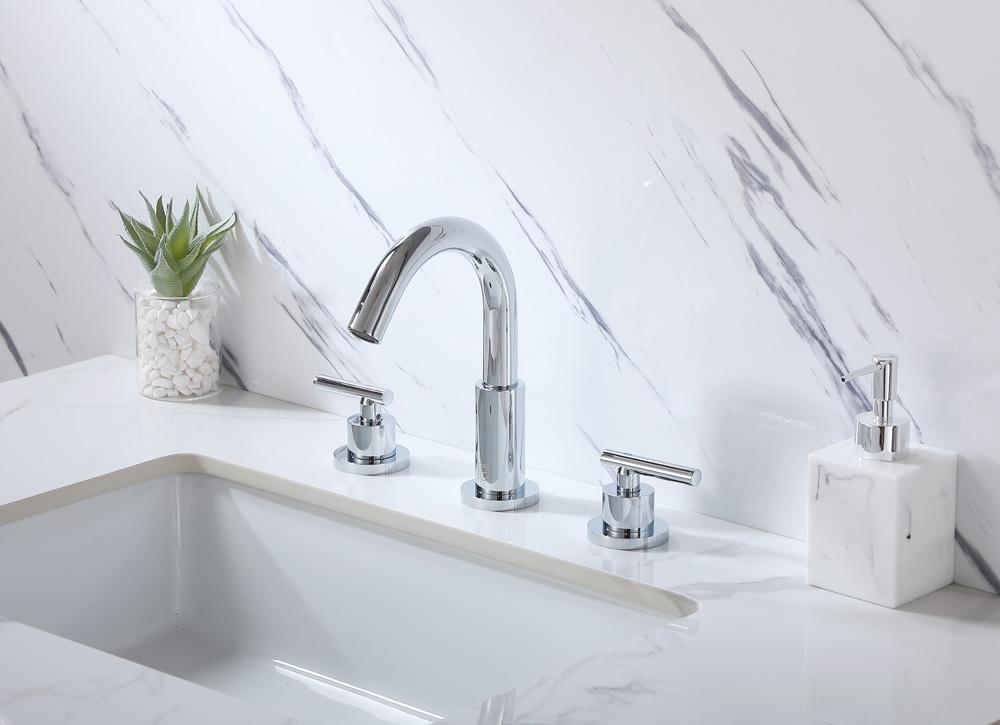 Elegant Furniture & Lighting - Leah 8 inch Widespread Double Handle Bathroom Faucet in Chrome - FAV-1009PCH veiw 2