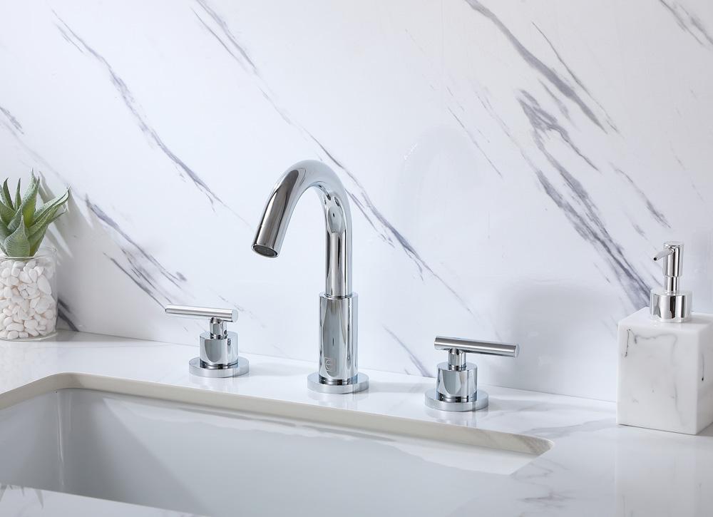 Elegant Furniture & Lighting - Leah 8 inch Widespread Double Handle Bathroom Faucet in Chrome - FAV-1009PCH veiw 4