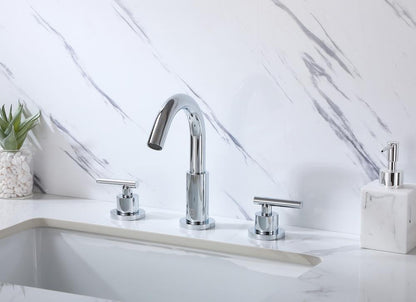 Elegant Furniture & Lighting - Leah 8 inch Widespread Double Handle Bathroom Faucet in Chrome - FAV-1009PCH veiw 4