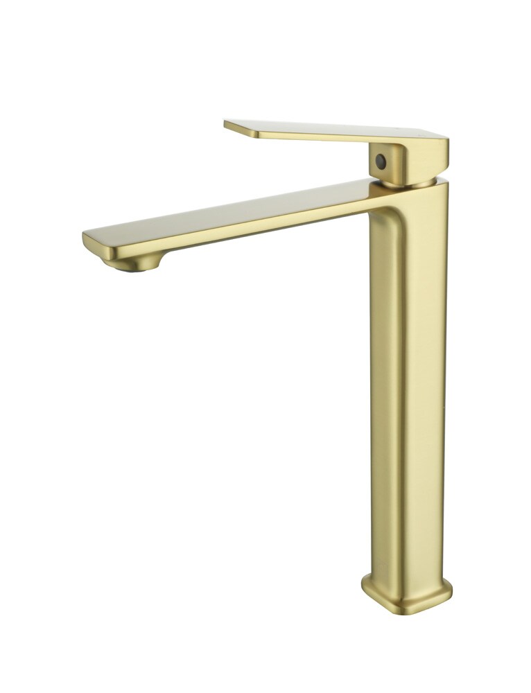 Elegant Furniture & Lighting - Lena Single Hole Single Handle Bathroom Faucet in Brushed Gold - FAV-1005BGD veiw 1
