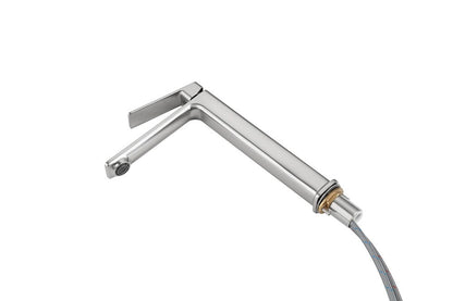 Elegant Furniture & Lighting - Lena Single Hole Single Handle Bathroom Faucet in Brushed Nickel - FAV-1005BNK veiw 7