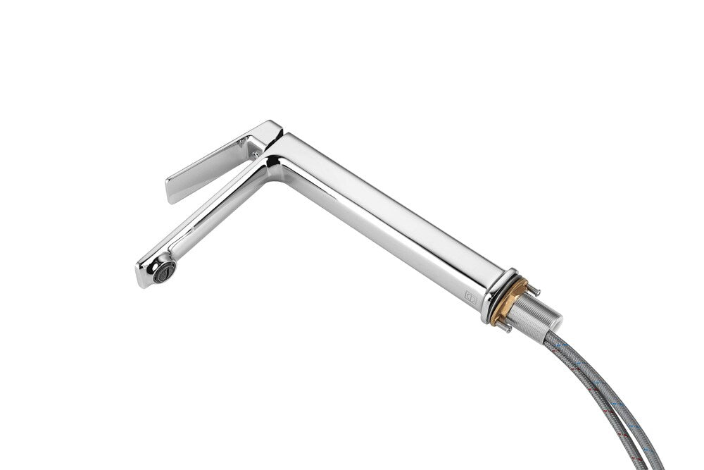 Elegant Furniture & Lighting - Lena Single Hole Single Handle Bathroom Faucet in Chrome - FAV-1005PCH veiw 7