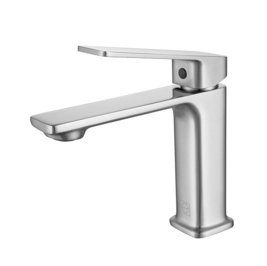 Elegant Furniture & Lighting - Lena Single Hole Single Handle Bathroom Faucet in Brushed Nickel - FAV-1004BNK veiw 1