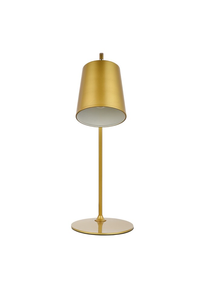 Elegant Furniture & Lighting - Leroy 1 light brass table lamp - LD2366BR veiw 1