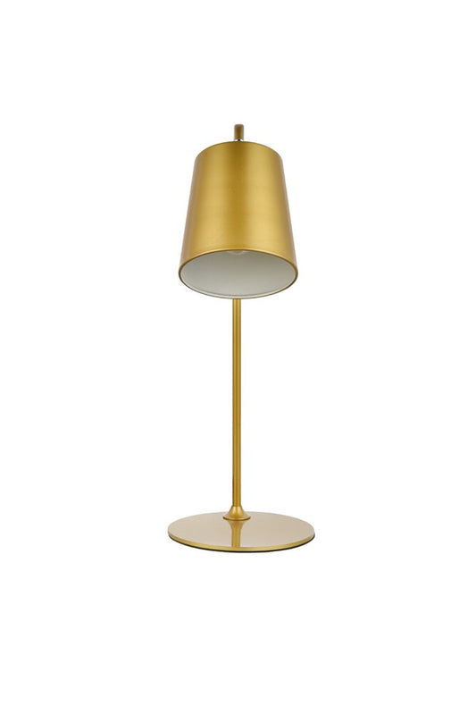 Elegant Furniture & Lighting - Leroy 1 light brass table lamp - LD2366BR veiw 1