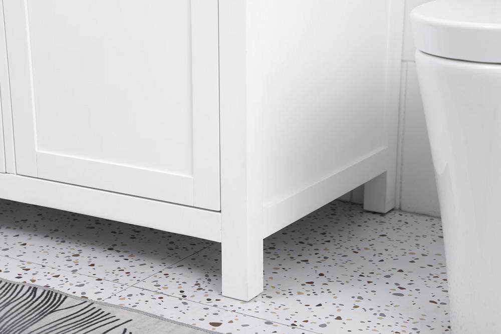 Elegant Furniture & Lighting - Lewis 54 Inch Double Bathroom Vanity In White - VF23354DWH veiw 6
