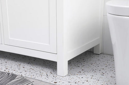 Elegant Furniture & Lighting - Lewis 54 Inch Double Bathroom Vanity In White - VF23354DWH veiw 6