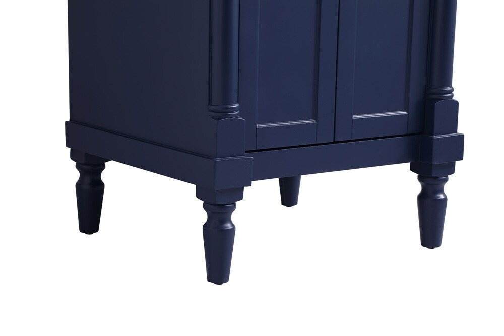 Elegant Furniture & Lighting - Lexington 24 inch Single bathroom vanity in blue - VF13024BL veiw 6