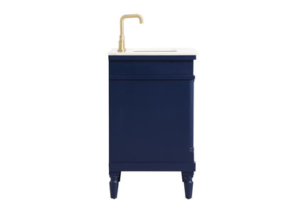 Elegant Furniture & Lighting - Lexington 24 inch Single bathroom vanity in blue - VF13024BL veiw 7