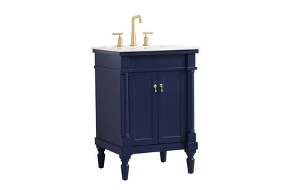 Elegant Furniture & Lighting - Lexington 24 inch Single bathroom vanity in blue - VF13024BL veiw 14