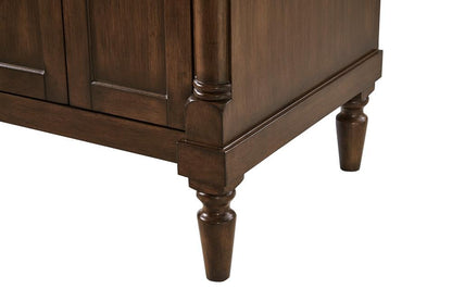 Elegant Furniture & Lighting - Lexington 24 inch Single Bathroom vanity in Walnut with ivory white engineered marble - VF13024WT-VW veiw 7