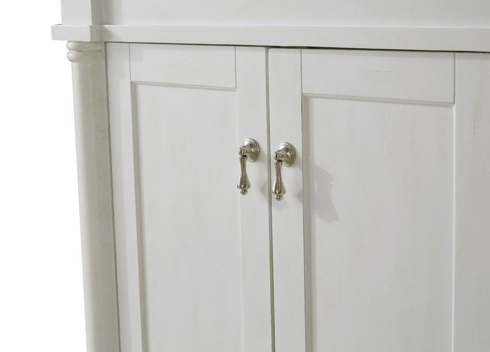 Elegant Furniture & Lighting - Lexington 36 inch Single Bathroom vanity in Antique White with ivory white engineered marble - VF13036AW-VW veiw 6