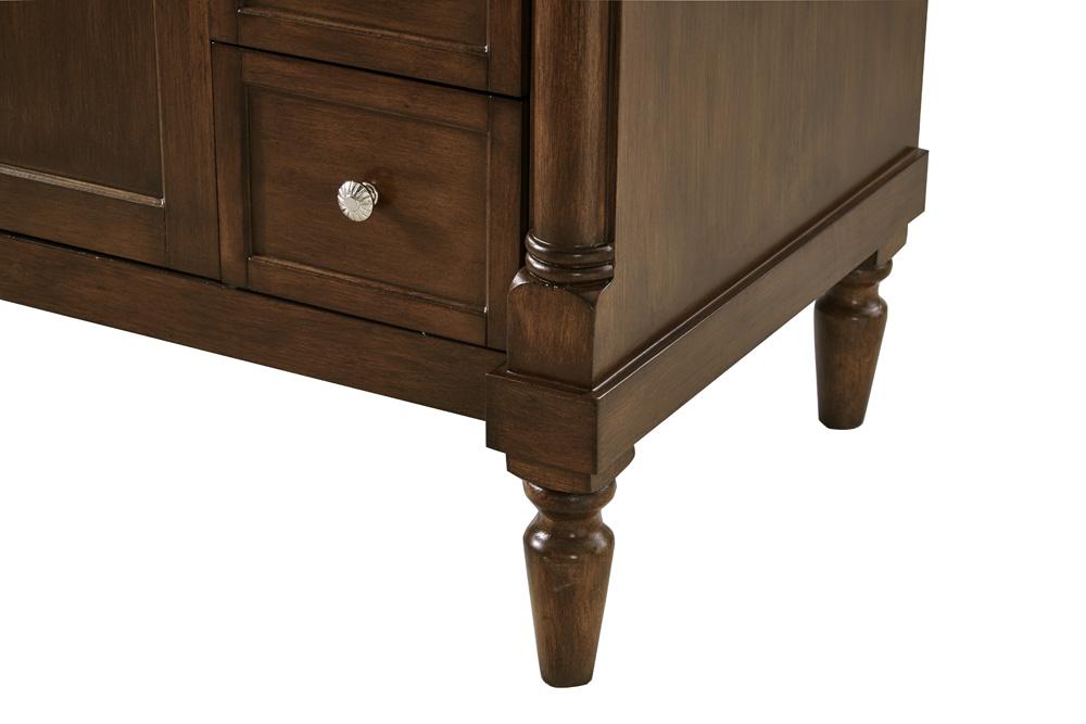 Elegant Furniture & Lighting - Lexington 36 inch Single Bathroom vanity in Walnut with ivory white engineered marble - VF13036WT-VW veiw 7