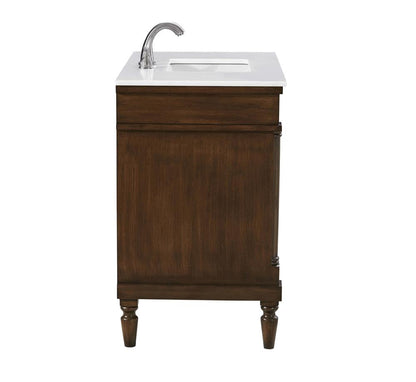 Elegant Furniture & Lighting - Lexington 36 inch Single Bathroom vanity in Walnut with ivory white engineered marble - VF13036WT-VW veiw 8