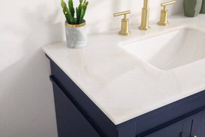 Elegant Furniture & Lighting - Lexington 36 inch Single bathroom vanity in blue - VF13036BL veiw 12