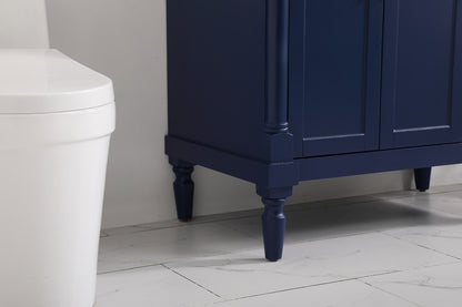 Elegant Furniture & Lighting - Lexington 36 inch Single bathroom vanity in blue - VF13036BL veiw 13