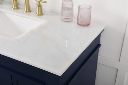 Elegant Furniture & Lighting - Lexington 42 inch Single bathroom vanity in blue - VF13042BL veiw 12