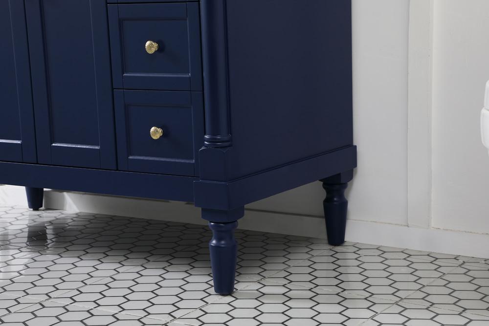 Elegant Furniture & Lighting - Lexington 42 inch Single bathroom vanity in blue - VF13042BL veiw 13