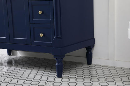Elegant Furniture & Lighting - Lexington 42 inch Single bathroom vanity in blue - VF13042BL veiw 13