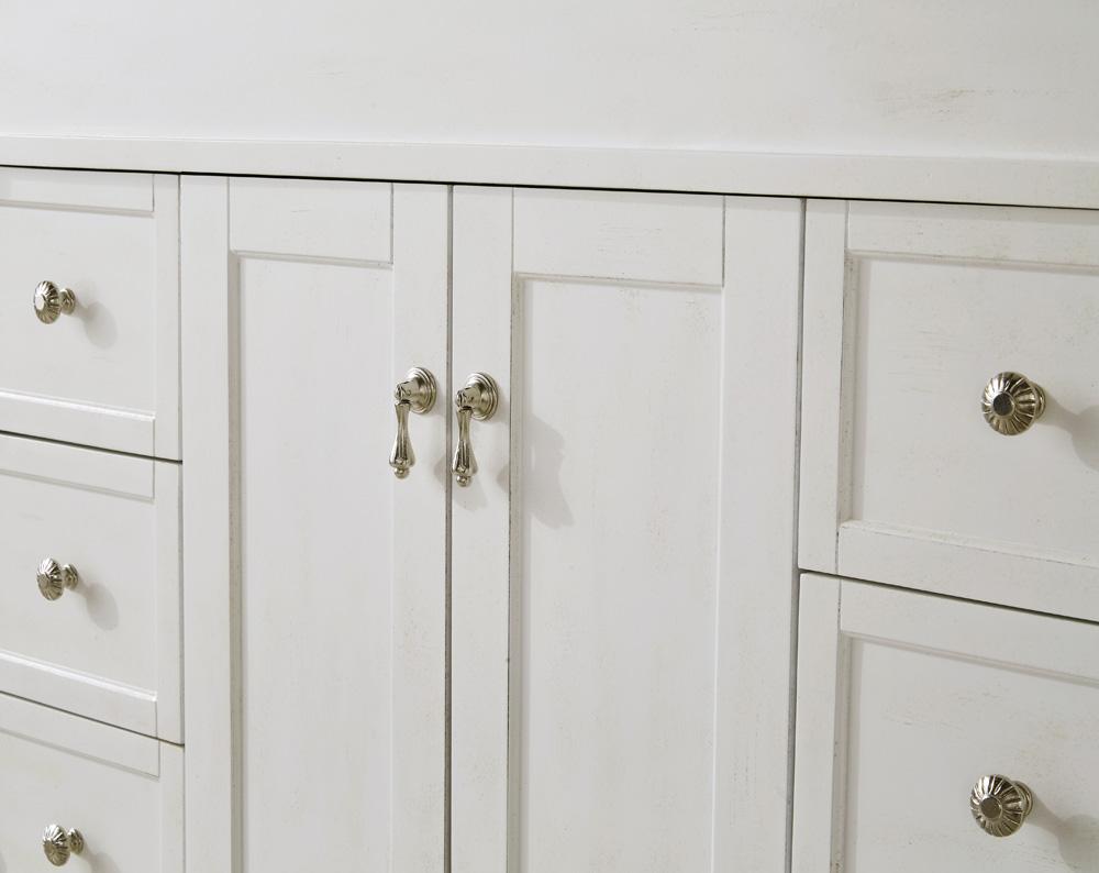 Elegant Furniture & Lighting - Lexington 42 inch Single Bathroom vanity in Antique White with ivory white engineered marble - VF13042AW-VW veiw 6