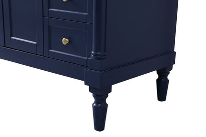 Elegant Furniture & Lighting - Lexington 48 inch Single bathroom vanity in blue - VF13048BL veiw 6