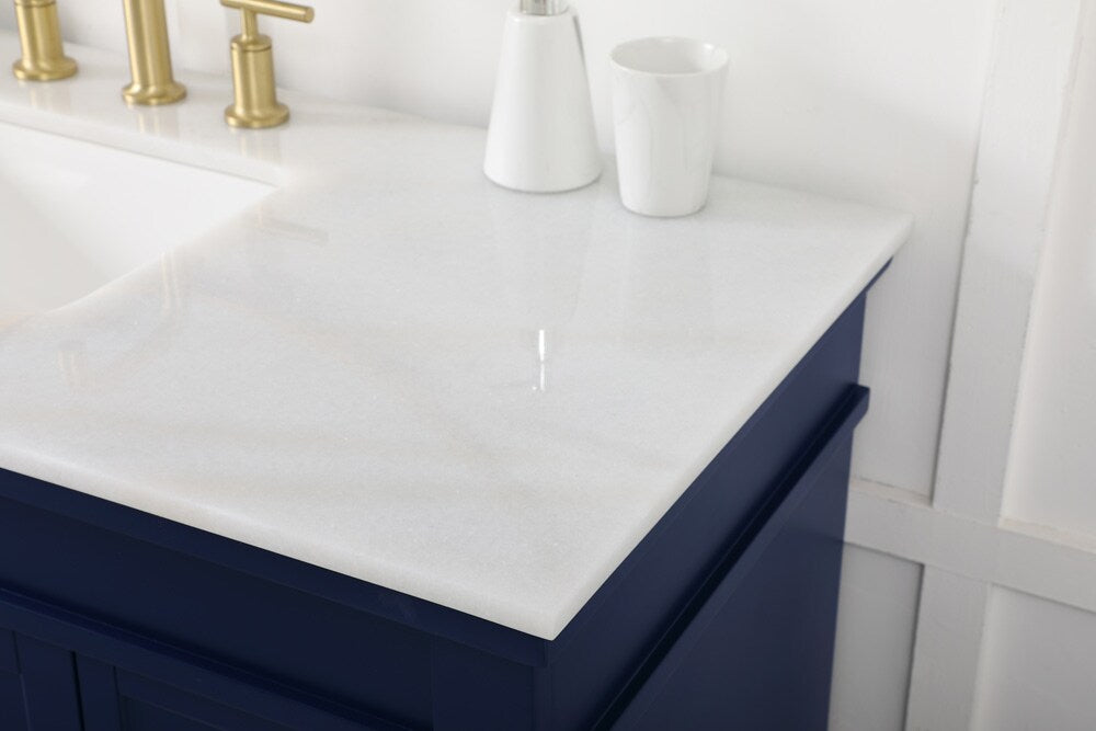 Elegant Furniture & Lighting - Lexington 48 inch Single bathroom vanity in blue - VF13048BL veiw 12