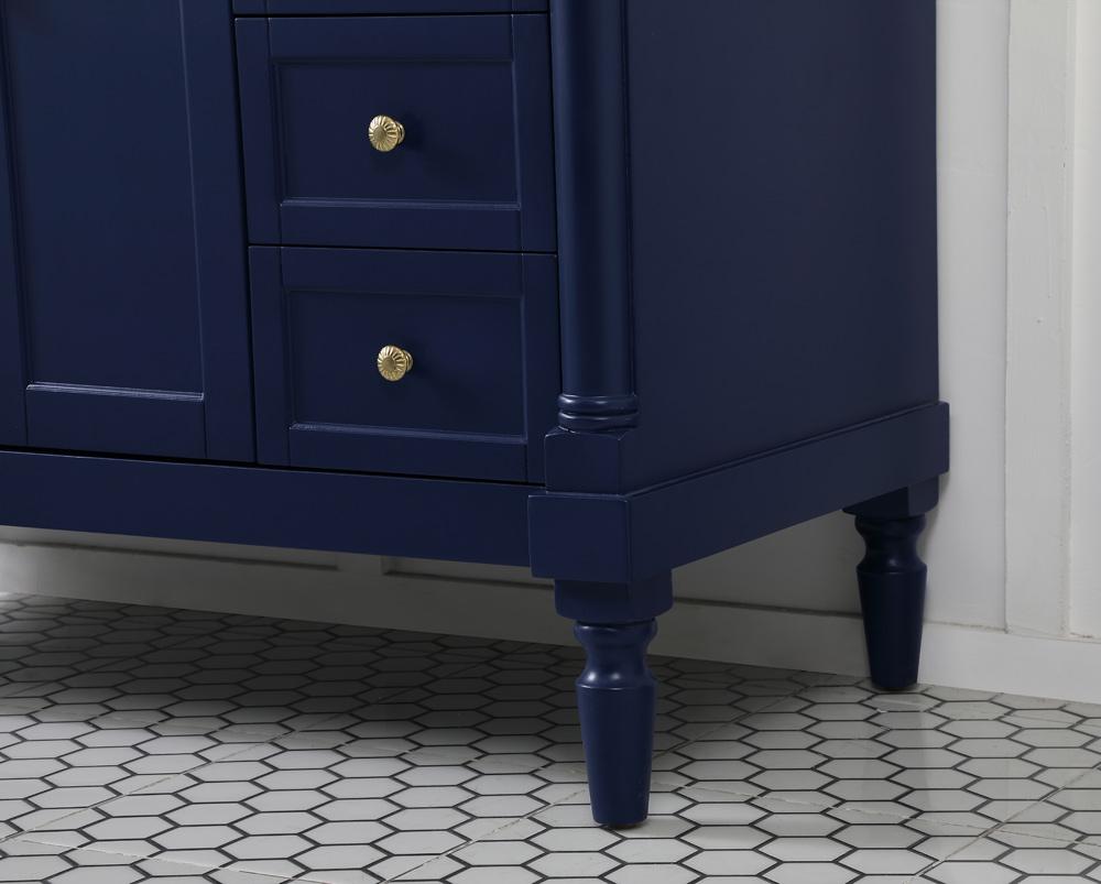 Elegant Furniture & Lighting - Lexington 48 inch Single bathroom vanity in blue - VF13048BL veiw 13