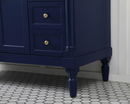 Elegant Furniture & Lighting - Lexington 48 inch Single bathroom vanity in blue - VF13048BL veiw 13
