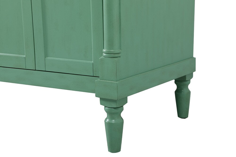 Elegant Furniture & Lighting - Lexington 60 inch double bathroom vanity in vintage mint - VF13060DVM veiw 6