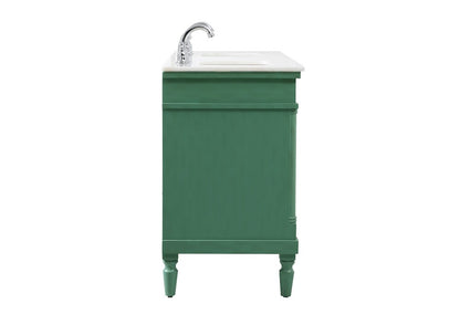 Elegant Furniture & Lighting - Lexington 60 inch double bathroom vanity in vintage mint - VF13060DVM veiw 7