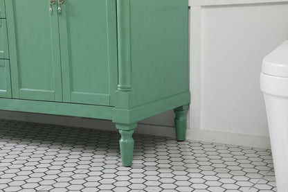Elegant Furniture & Lighting - Lexington 60 inch double bathroom vanity in vintage mint - VF13060DVM veiw 13