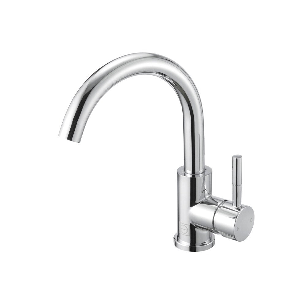 Elegant Furniture & Lighting - Louis Single Hole Single Handle Bathroom Faucet in Chrome - FAV-1003PCH veiw 1