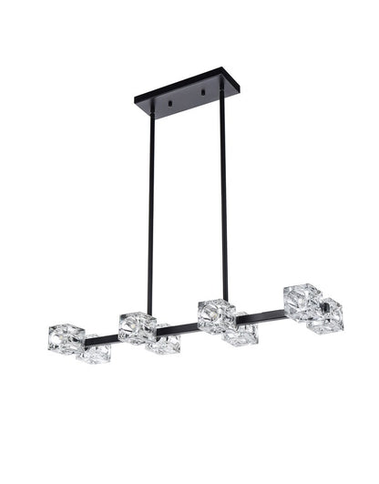 Elegant Furniture & Lighting - Lyra 30 inch Pendant Light in Black - LD920D30BK veiw 7