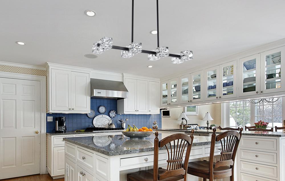 Elegant Furniture & Lighting - Lyra 30 inch Pendant Light in Black - LD920D30BK veiw 8