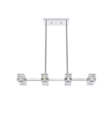 Elegant Furniture & Lighting - Lyra 30 inch Pendant Light in Chrome - LD920D30C veiw 1